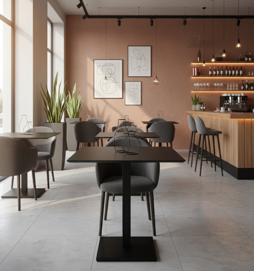 Стол Chelsea One черный графит_4