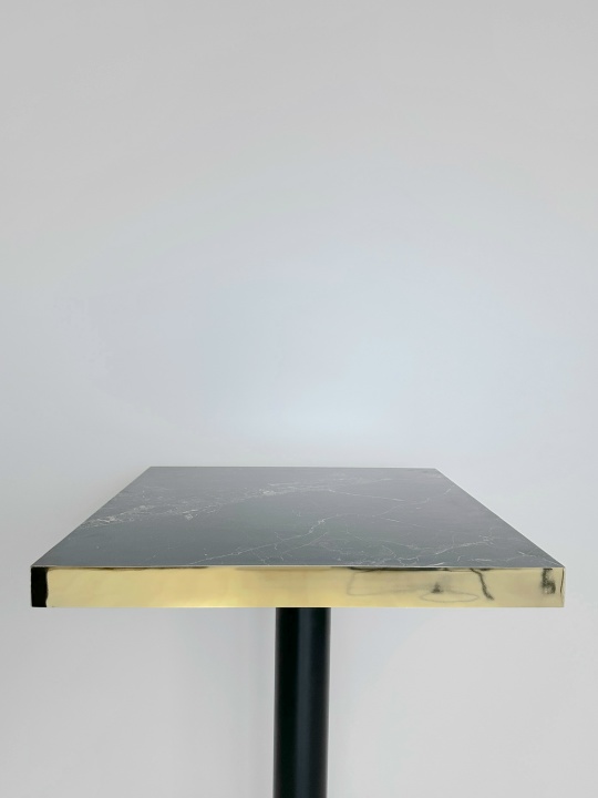 Столешница HPL на основе МДФ черный мрамор в золоте черный_1