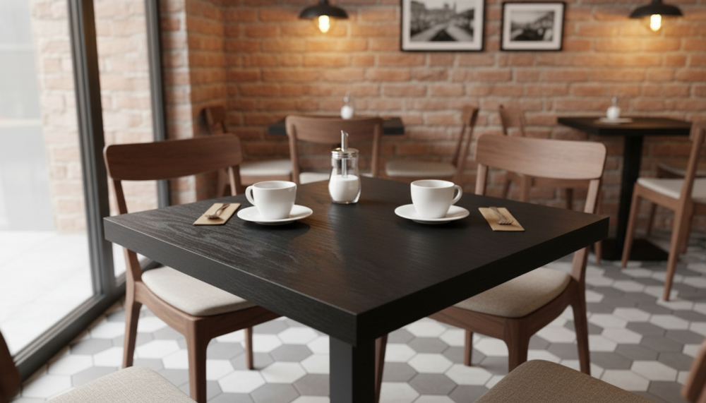 Столешница шпон дуба на основе ВЛАГОСТОЙКОГО МДФ (Квадратная)