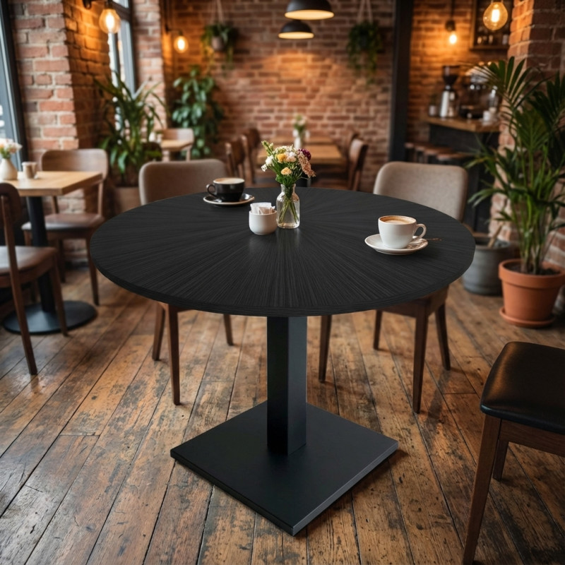 Столешница шпон дуба на основе ВЛАГОСТОЙКОГО МДФ (Круглая)